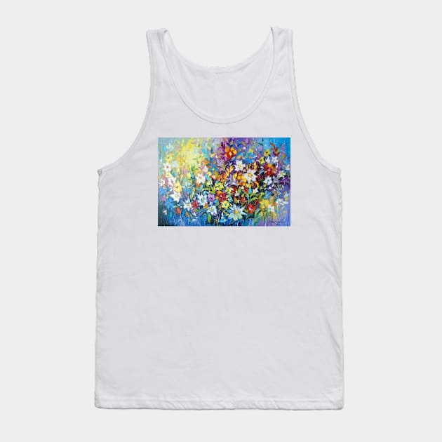 Tango of summer flowers Tank Top by OLHADARCHUKART